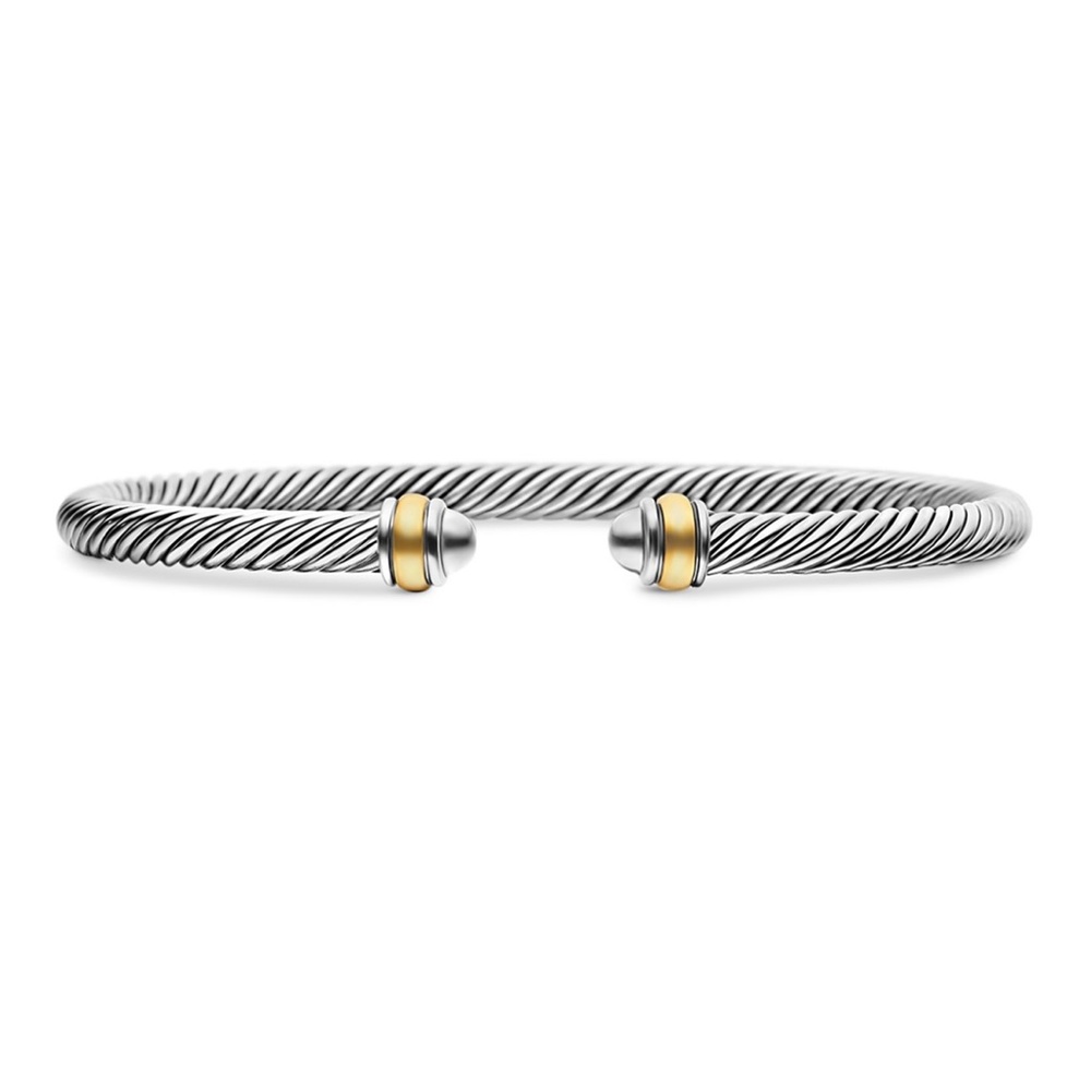 David Yurman Silver Cable Bracelet